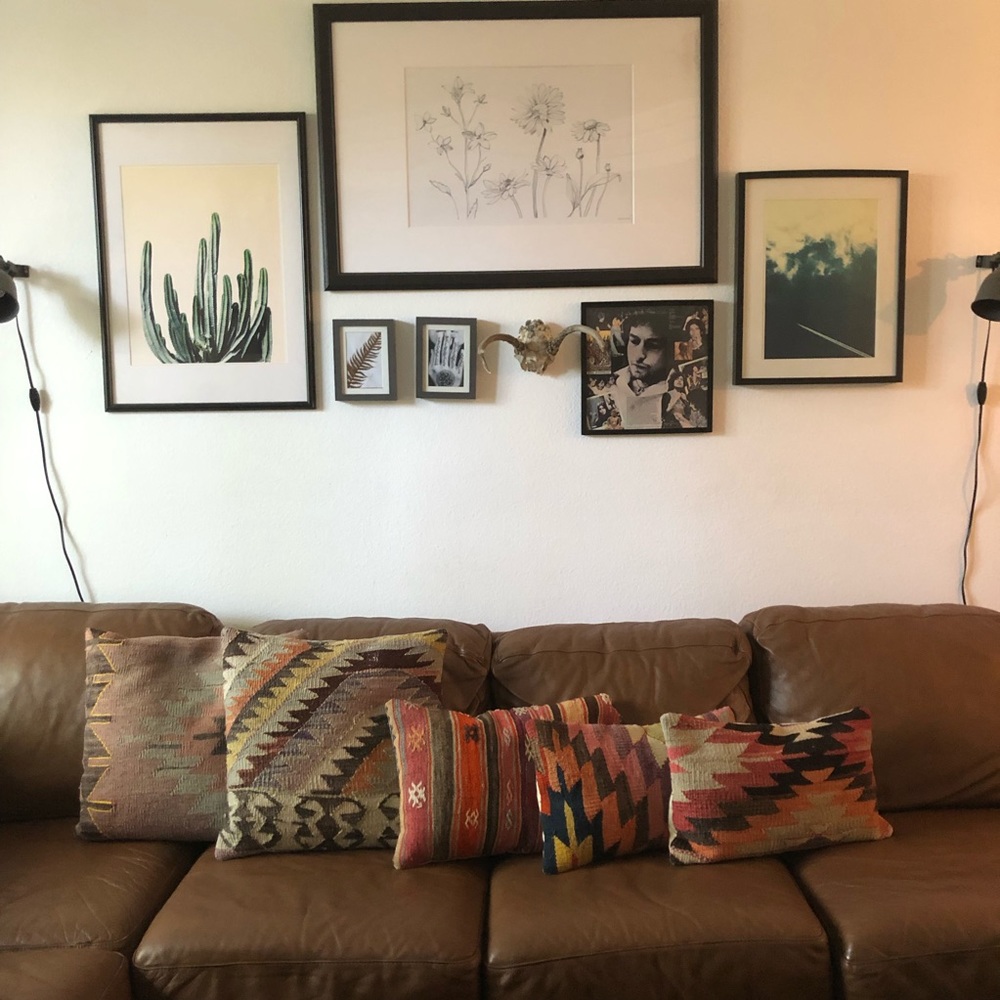 Vintage Turkish Kilim pillows